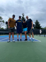 Pickleball with some Brewers staff (Jason Lane, Matt Arnold, me, Charli)